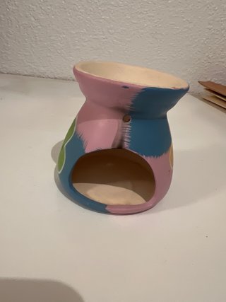 Quemador de aceites cerámica decorado
