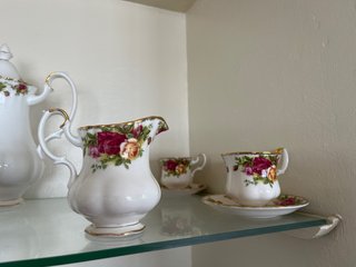Juego de café Royal Albert porcelana