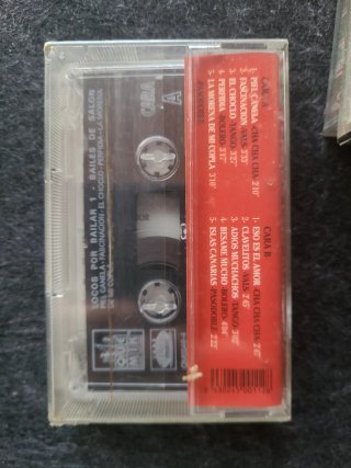 Lote 6 Casetes Música Baile de Salón Vintage