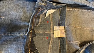 Completo 3 pezzi giacca, gonna, pantaloni denim