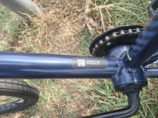 Bicicleta BMX Azul Decathlon