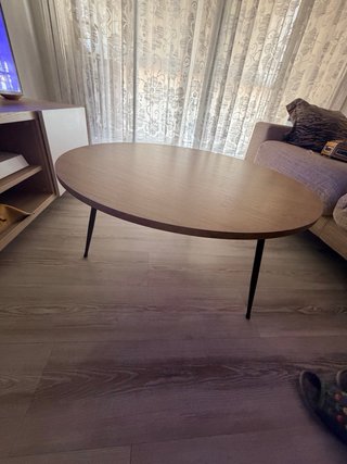 Mesa redonda salón 80cm diámetro por 40 cm de alto