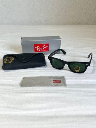 Ray Ban Wayfarer RB 2140-F Negras Verdes
