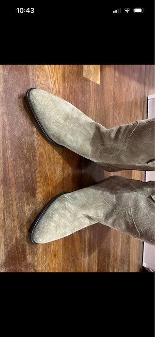Botín campero ante beige Eseoese