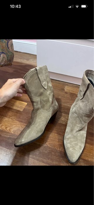 Botín campero ante beige Eseoese