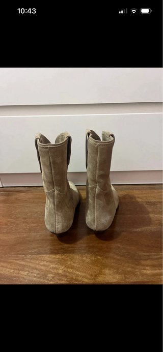 Botín campero ante beige Eseoese