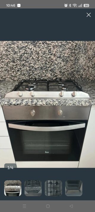 Placa de gas Teka con horno