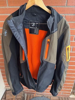Chaqueta Moto Bela Marrón y Negra