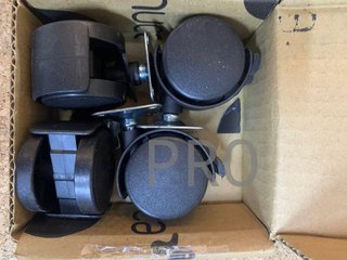 Kit de 4 ruedas para muebles con freno,