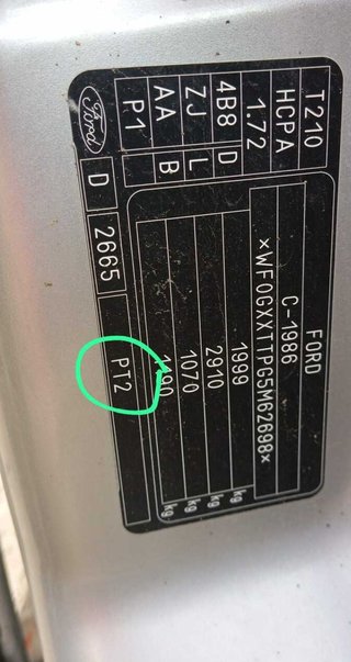 Cinturón seguridad ford transit (tc7) furg. 283208