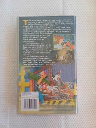 VHS Oliver y su Pandilla Disney (Español)