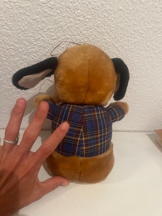 Peluche Perro Marrón con Camisa