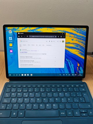 Lenovo Yoga Tab Plus con teclado, zapiz y caja