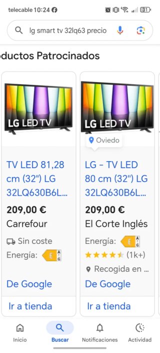Smart TV LG 32 pulgadas HD