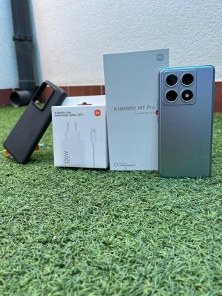 Xiaomi 14T Pro titán blue 120W HyperCharge + Funda