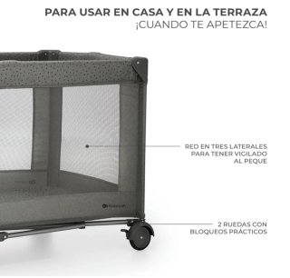 Kinderkraft Joy 2 Cuna de viaje 3en1 hasta 25 kg