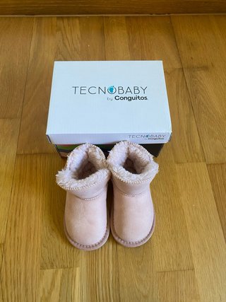 Botas rosas Conguitos para bebé talla 22
