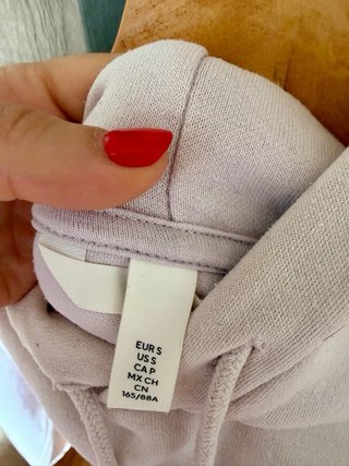 Sudadera con capucha rosa