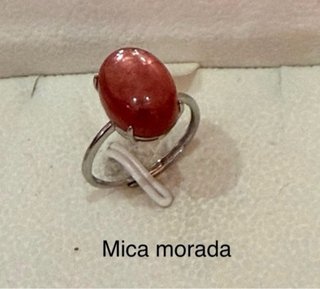 Anillos minerales Naturales plata925 elige