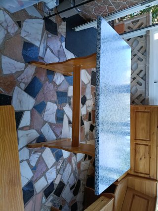 Conjunto Rinconera con Mesa y Taburete