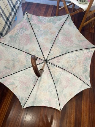 Paraguas estampado floral mujer