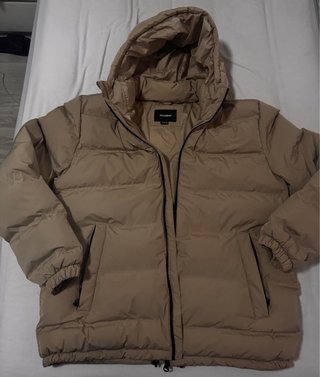 Abrigo Pull&Bear beige capucha