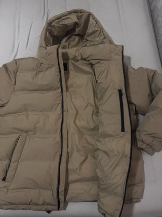 Abrigo Pull&Bear beige capucha