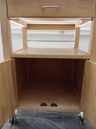 Mesa auxiliar extensible madera