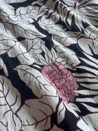 Falda larga estampada floral