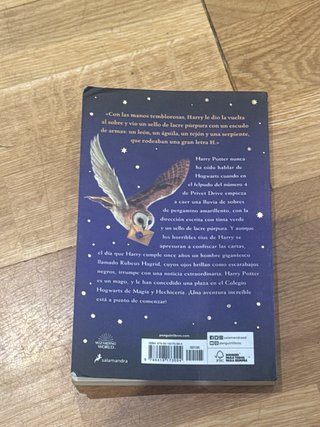 Libro Harry Potter y la Piedra Filosofal