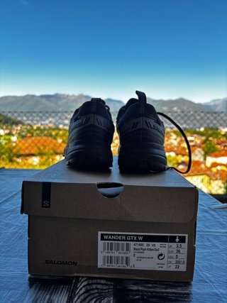 Salomon Wander GTX W Scarpe Nere