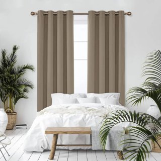 Cortinas Opacas Térmicas Caqui 220x140