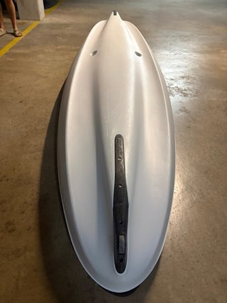 Kayak rígido de 3 Tobago Azul con chalecos y remos