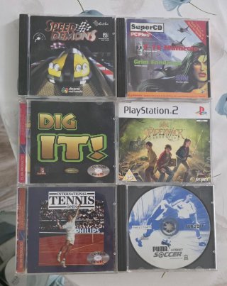 Lote Juegos PC y PS2 Varios. Precio unitario
