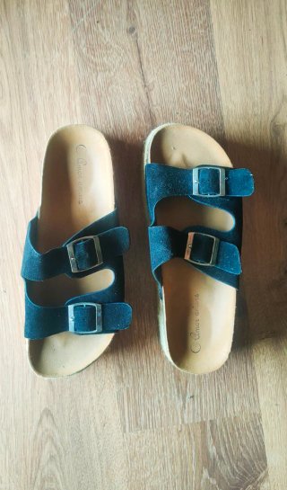 Sandalias Amor Amore negras talla 38