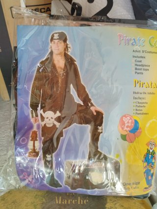 Disfraz Pirata Adulto Talla Única