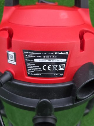 Einhell Aspirador Sólidos y Líquidos TC-VC 1812 S