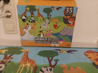 Puzzle Animales del Zoo 35 piezas