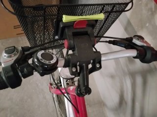 Bicicleta de paseo roja