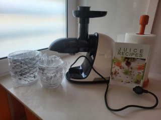 Licuadora Amzchef Blanca y Negra