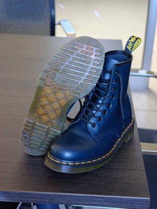 Dr. Martens 1460 Blu Navy Smooth - Come Nuove TG38