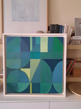 Pintura Abstracta Única Hecha a Mano
