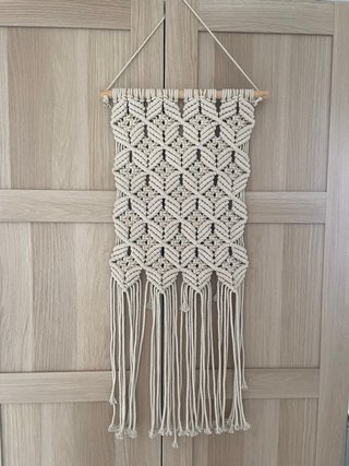 Tapiz Macramé Beige