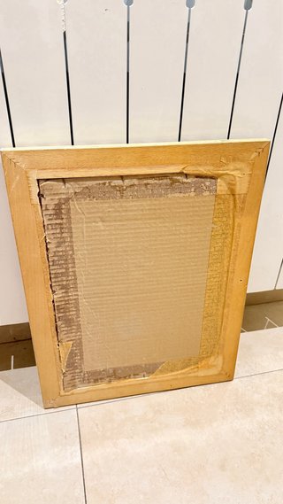 Marco de madera con relieve 38,5x48,5 cm