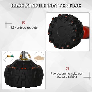 Saco De Boxeo De Suelo Para Adultos, Saco De Boxeo De 180 Cm Con 10 Ventosas, Sacos De Kickboxing Para Muay Thai MMA Entrenamiento Fitness, Para Casa Gimnasio En Casa, Negro Y Rojo