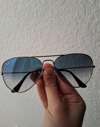 Ray-Ban Aviator 3025 Lente Azul/Plata