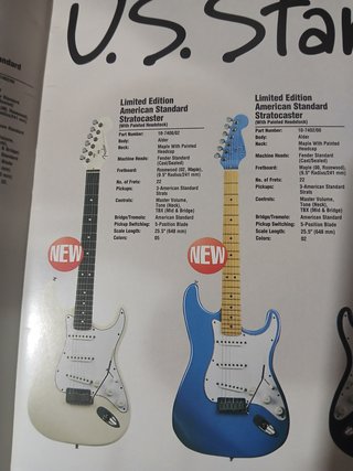 Catálogo Fender 1996 (en inglés)