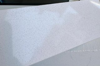 Encimera cocina Ikea KASKER blanco cuarzo