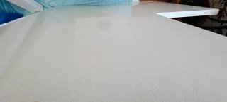 Encimera cocina Ikea KASKER blanco cuarzo