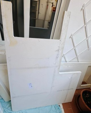Encimera cocina Ikea KASKER blanco cuarzo